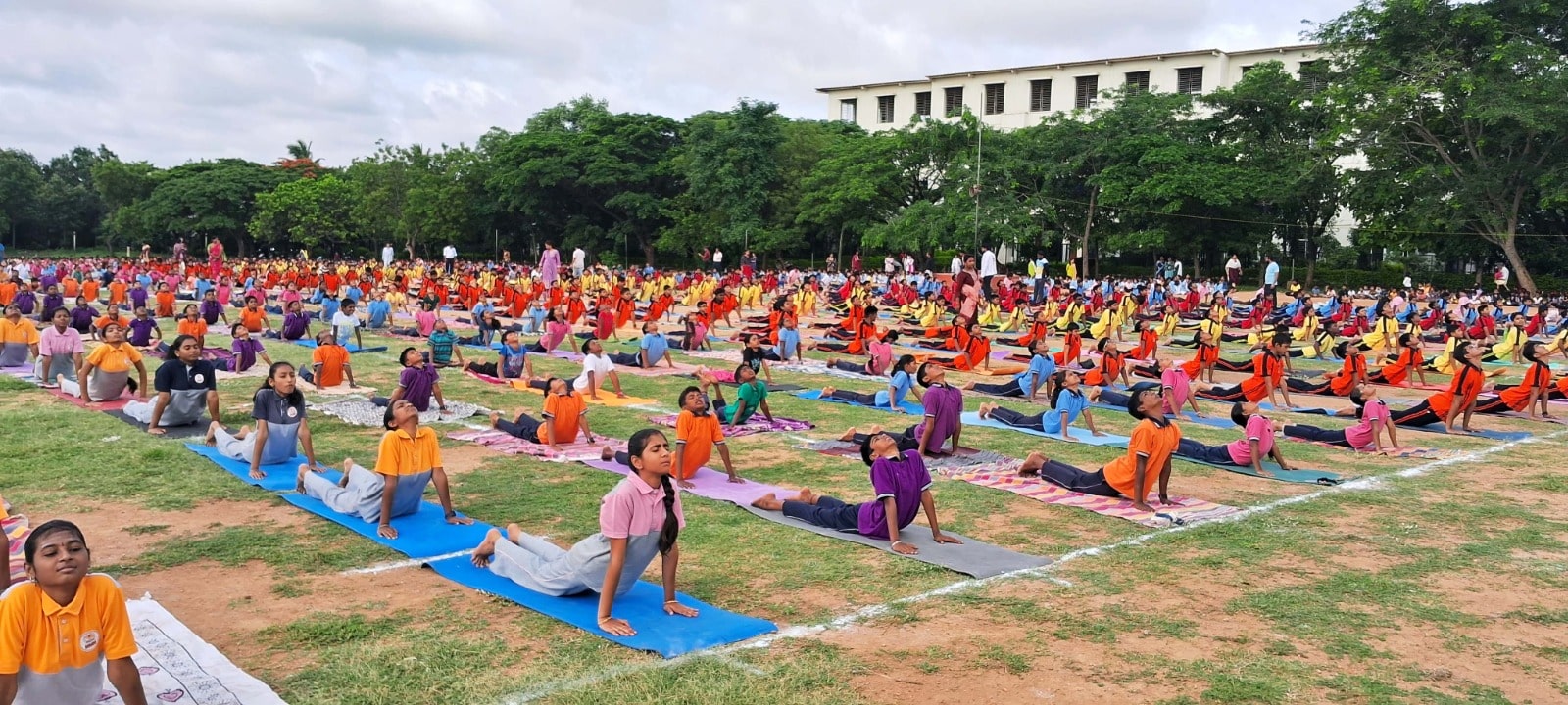 11th International Yoga Day Celebration in RVK – Hagaribommanahalli (5)
