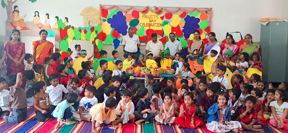 Fruits Day Celebration in RVK - Hagaribommanahalli (1)