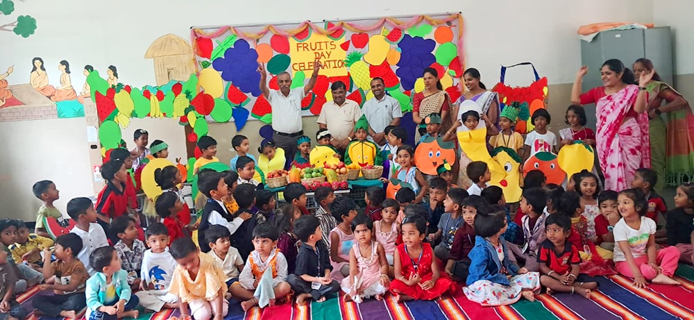 Fruits Day Celebration in RVK - Hagaribommanahalli (2)
