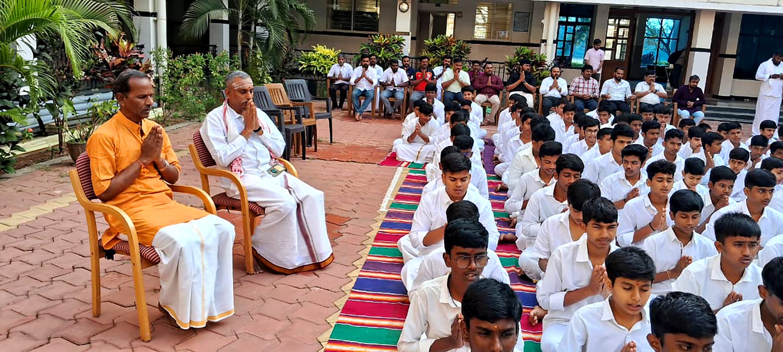 Vasanta Panchami & Parakrama Divas Celebration in RVK - Hagaribommanahalli (4)
