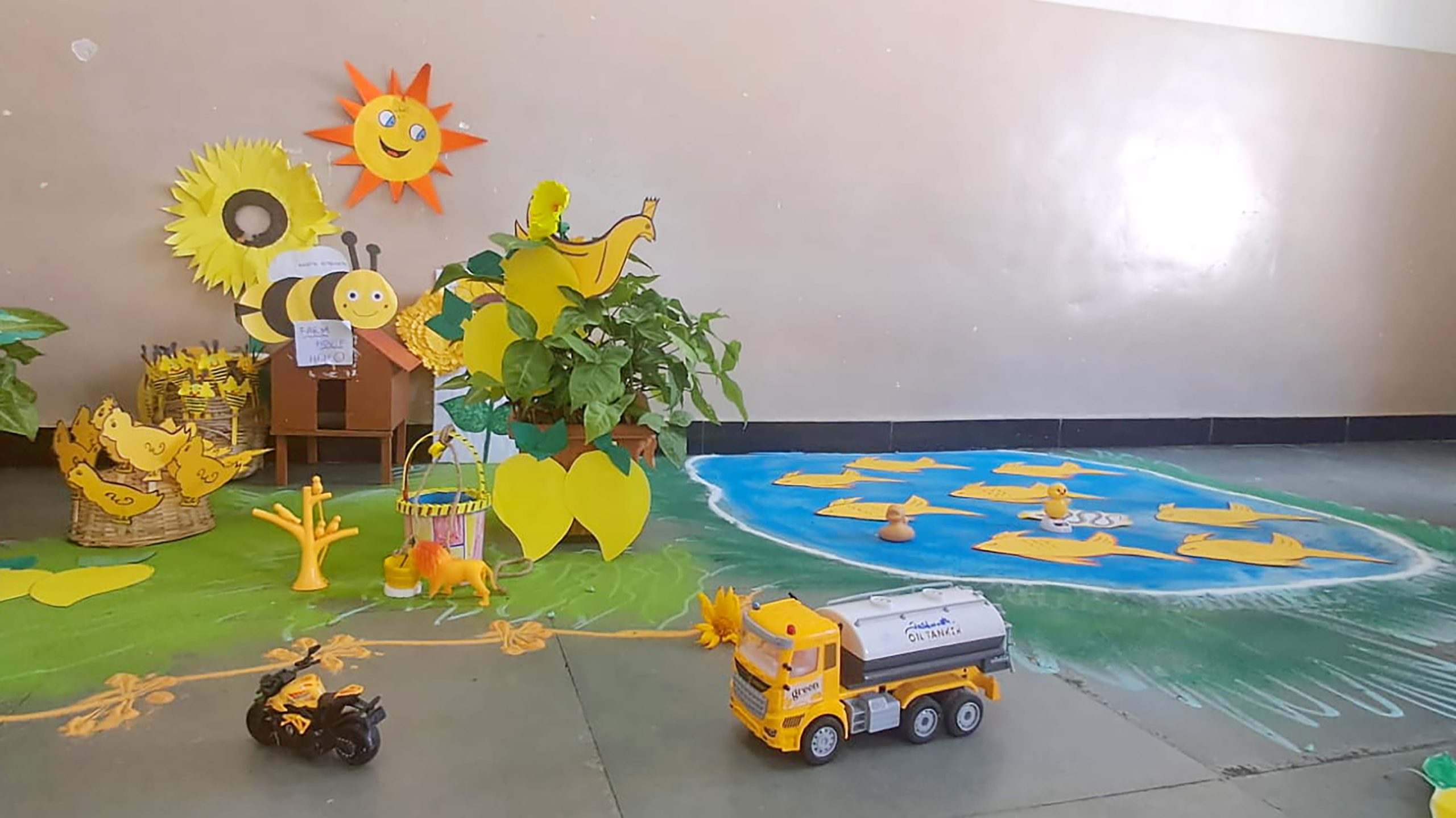 Yellow Day Celebration in RVK - Hagaribommanahalli (1)