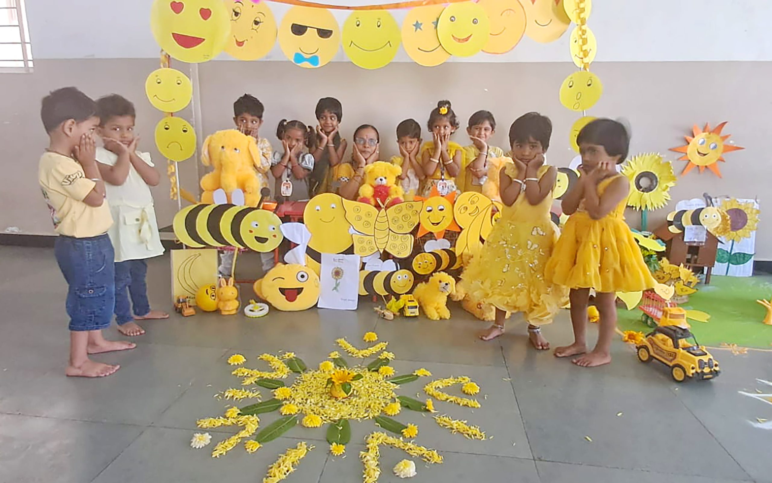 Yellow Day Celebration in RVK - Hagaribommanahalli (2)