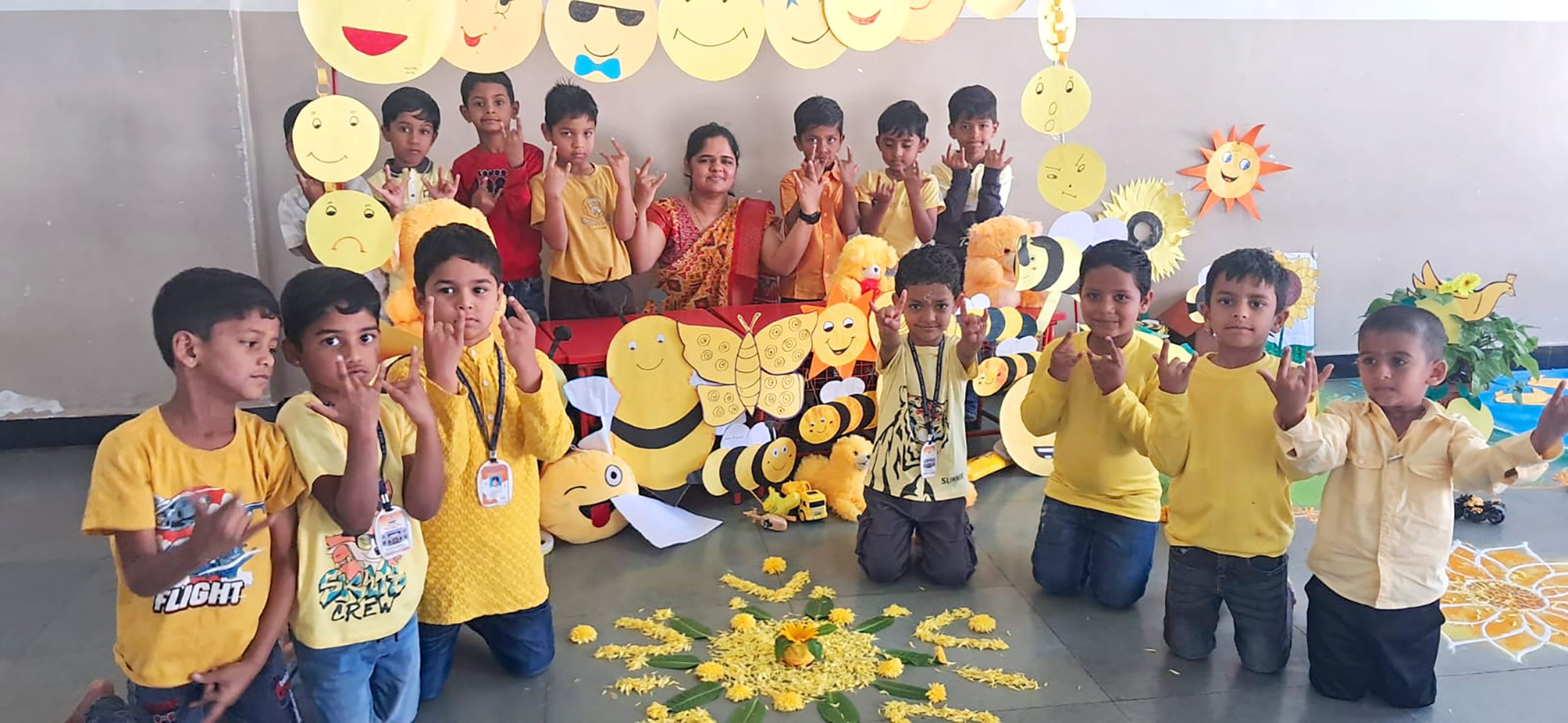 Yellow Day Celebration in RVK - Hagaribommanahalli (3)
