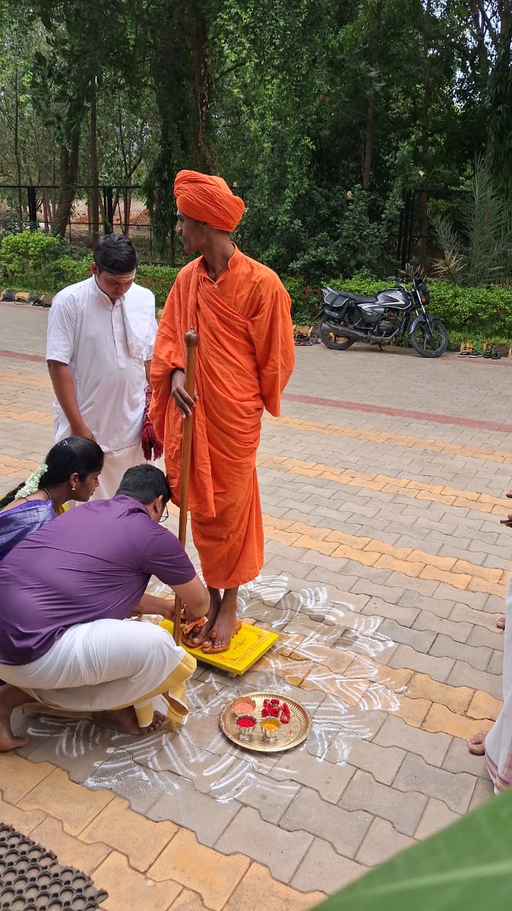 Aksharabhyasa and Prathama Patha in RVK - Hagaribommanahalli (1)