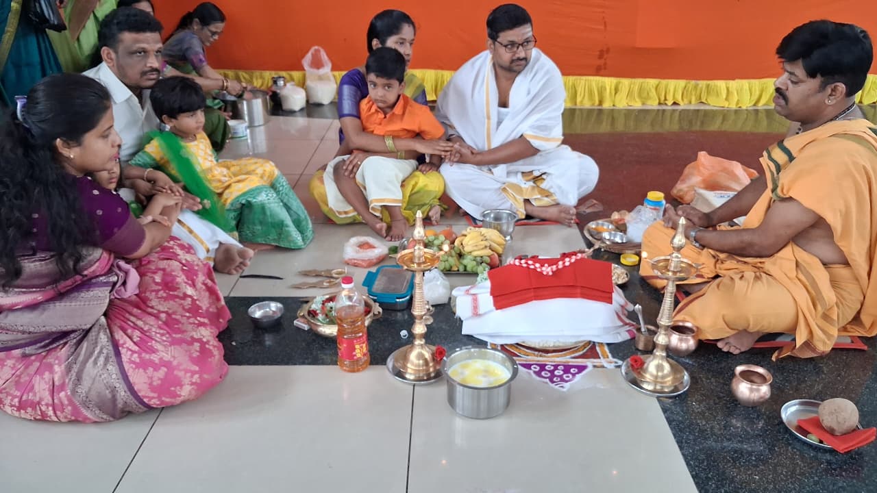 Aksharabhyasa and Prathama Patha in RVK - Hagaribommanahalli (14)