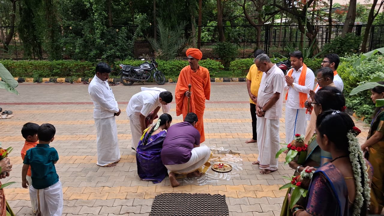 Aksharabhyasa and Prathama Patha in RVK - Hagaribommanahalli (15)