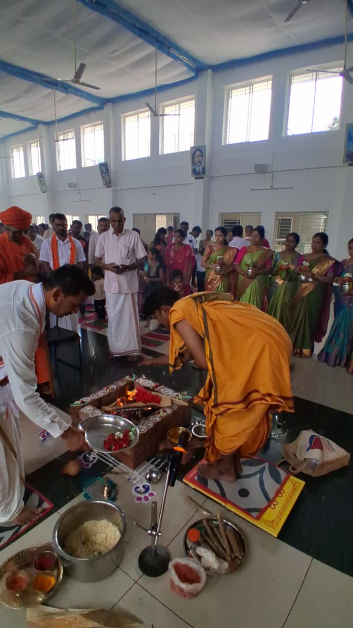 Aksharabhyasa and Prathama Patha in RVK - Hagaribommanahalli (2)