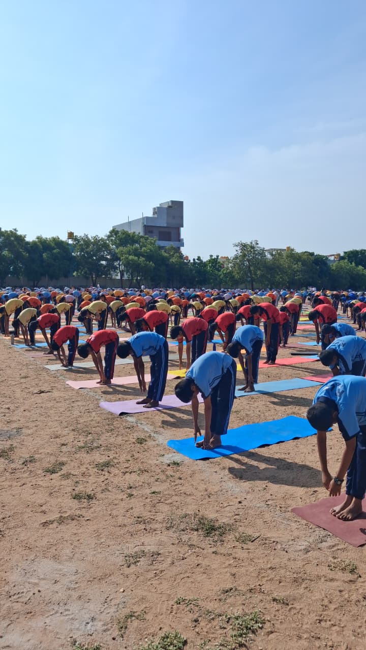 International Yoga Day in RVK - Hagaribommanahalli (10)