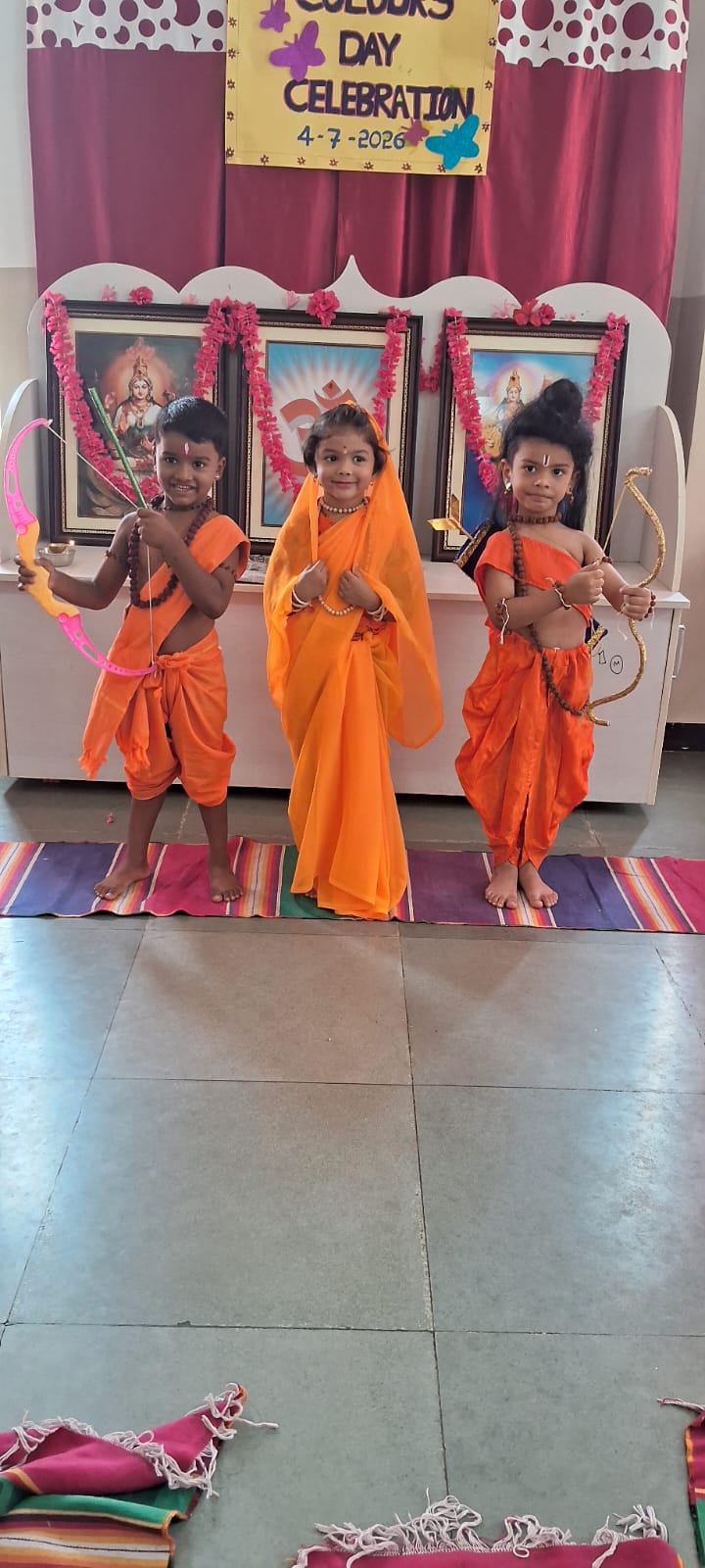 RVK – Hagaribommanahalli Observes Colours Day by Gokulam (1)