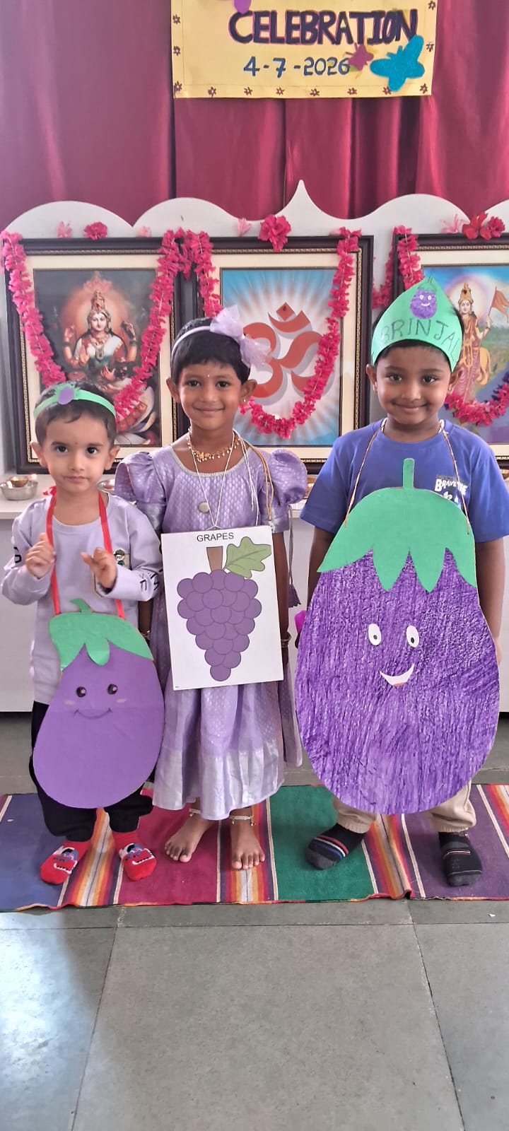 RVK – Hagaribommanahalli Observes Colours Day by Gokulam (11)