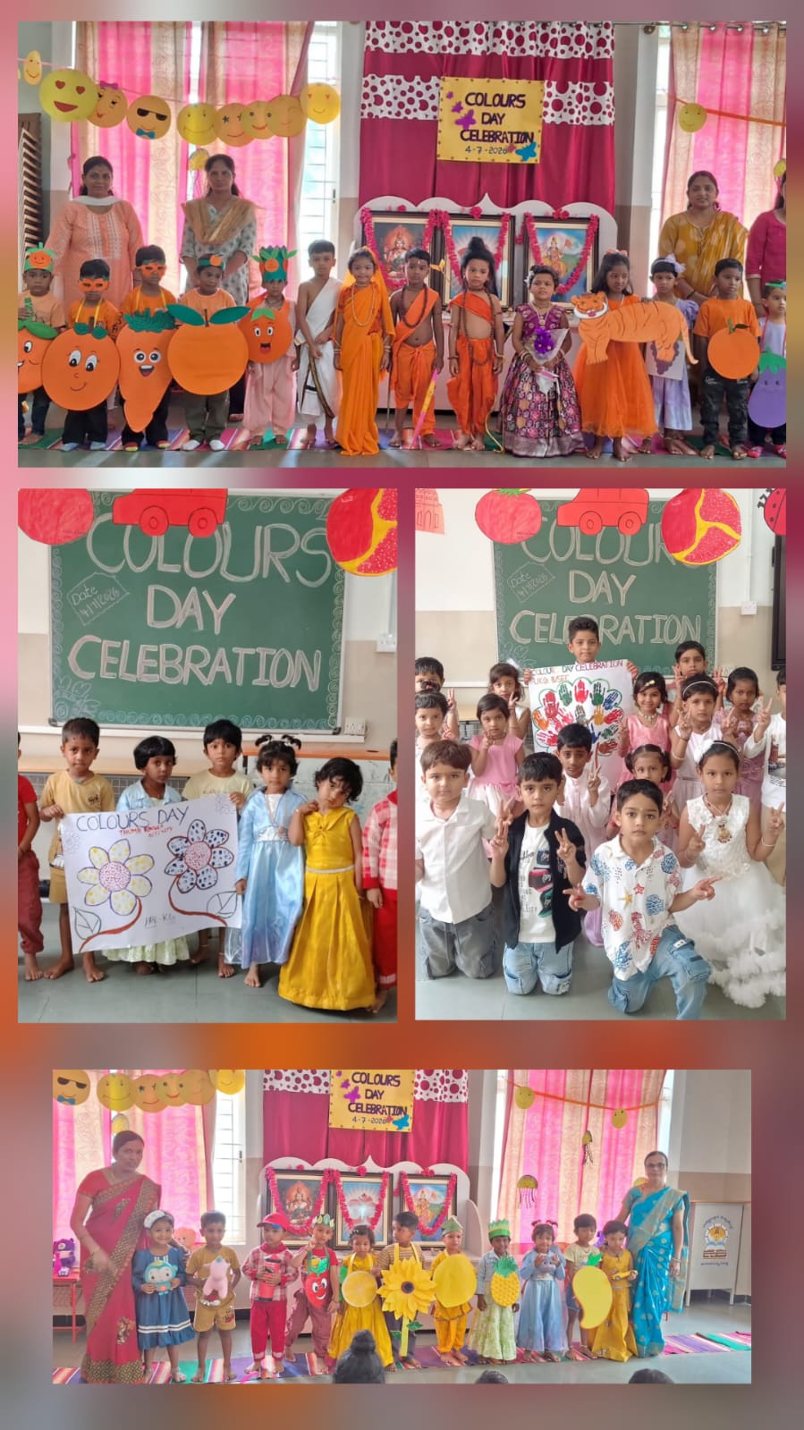 RVK – Hagaribommanahalli Observes Colours Day by Gokulam (2)
