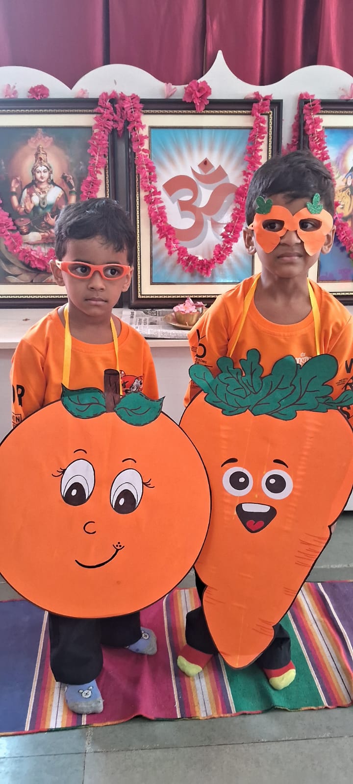 RVK – Hagaribommanahalli Observes Colours Day by Gokulam (5)