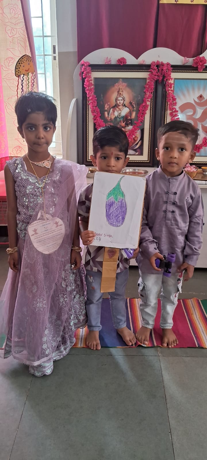 RVK – Hagaribommanahalli Observes Colours Day by Gokulam (8)