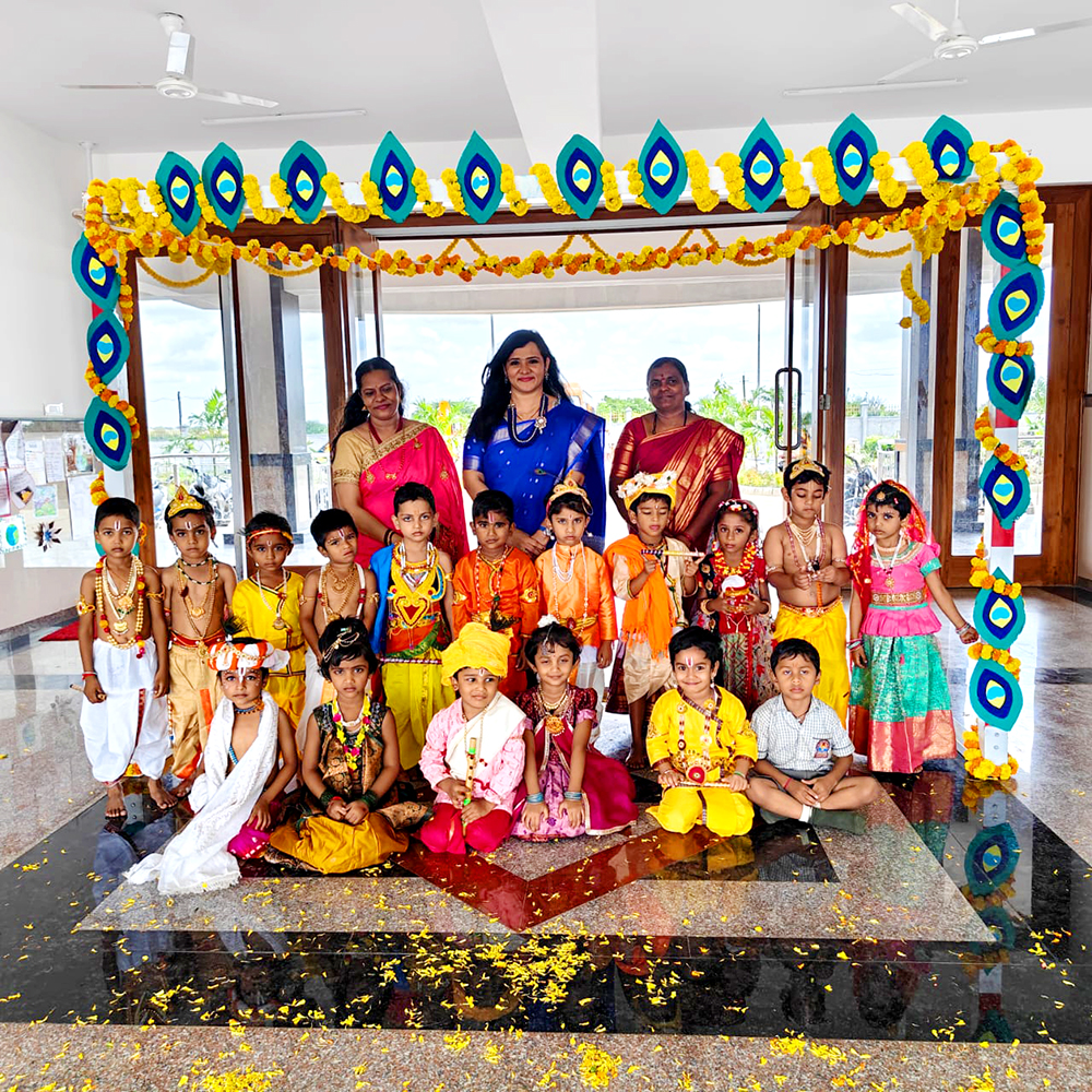 Celebration of Sri Krishna Janmashtami at RVK - Hagaribommanahalli (13)