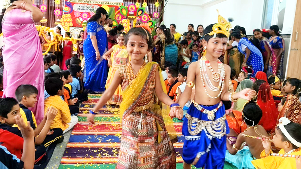 Celebration of Sri Krishna Janmashtami at RVK - Hagaribommanahalli (14)