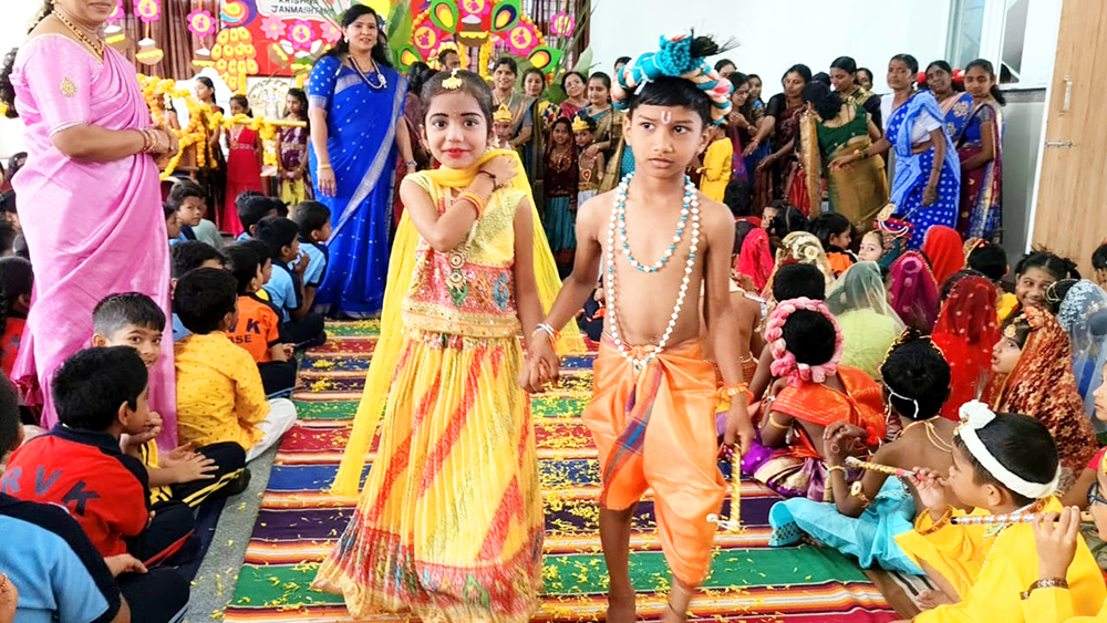Celebration of Sri Krishna Janmashtami at RVK - Hagaribommanahalli (15)
