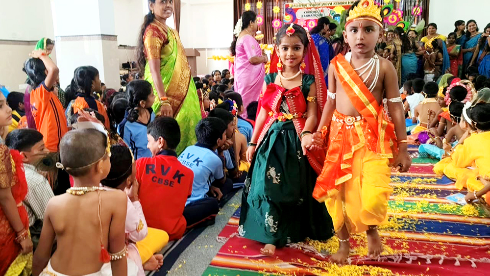 Celebration of Sri Krishna Janmashtami at RVK - Hagaribommanahalli (16)