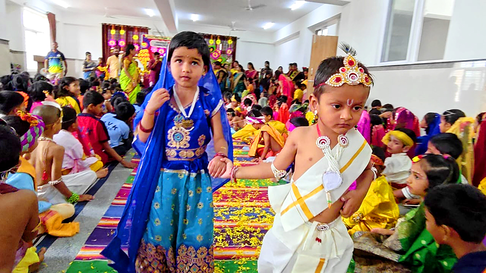 Celebration of Sri Krishna Janmashtami at RVK - Hagaribommanahalli (18)