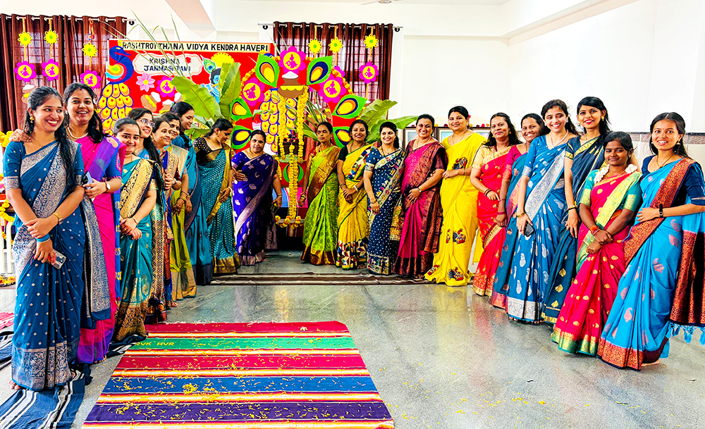 Celebration of Sri Krishna Janmashtami at RVK - Hagaribommanahalli (20)