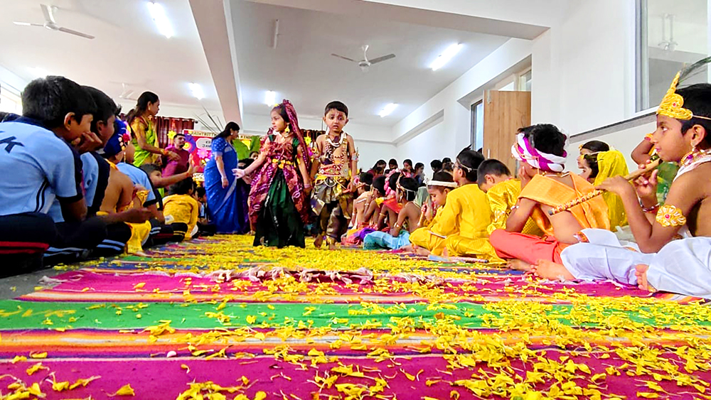 Celebration of Sri Krishna Janmashtami at RVK - Hagaribommanahalli (21)