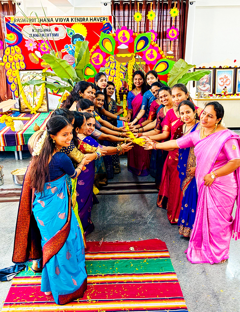 Celebration of Sri Krishna Janmashtami at RVK - Hagaribommanahalli (22)