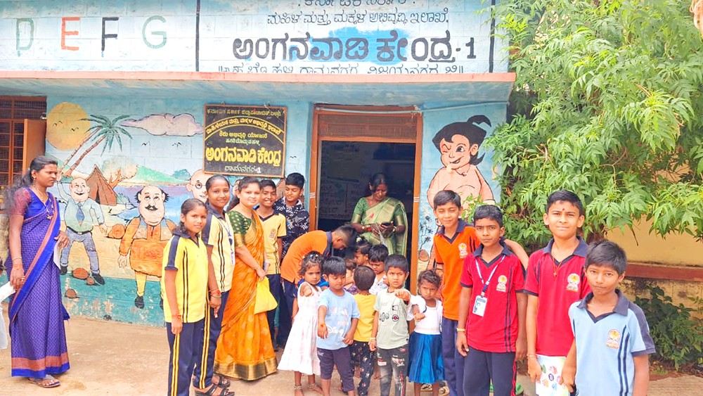 RVK- Hagaribommanahalli Celebrated Raksha Bandhan (9)