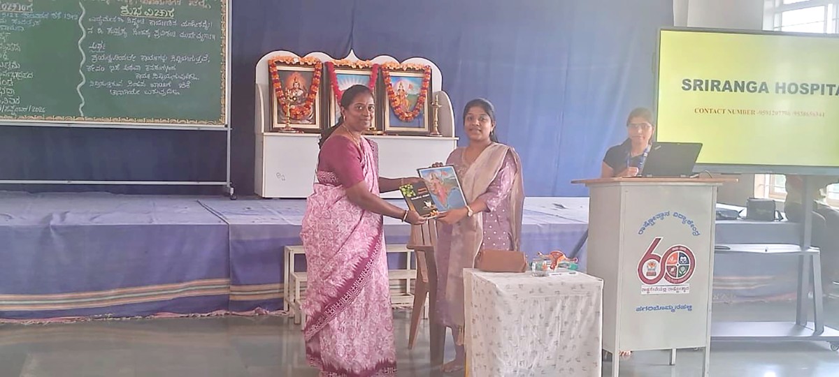Health and Hygiene Awareness Programme Held for Girls at RVK - Hagaribommanahalli (1)