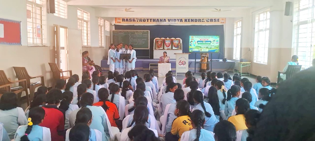 Health and Hygiene Awareness Programme Held for Girls at RVK - Hagaribommanahalli (4)