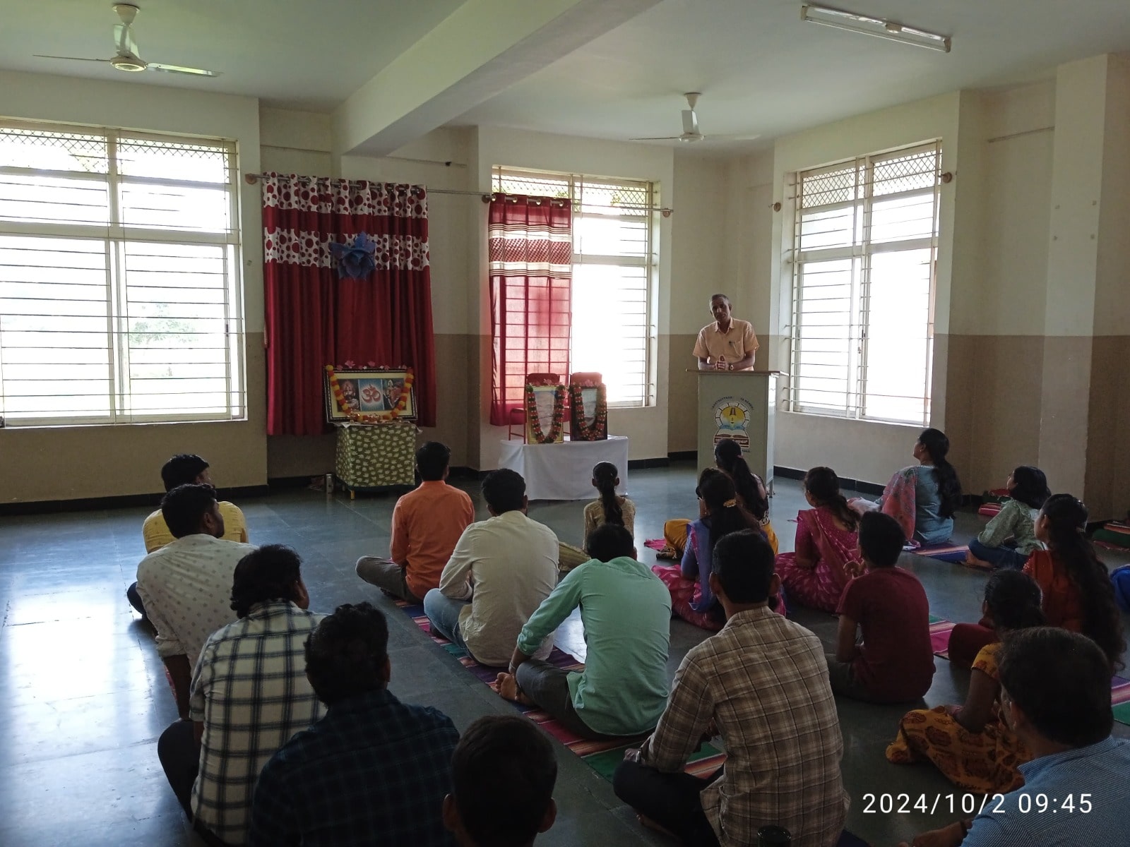 Mahatma Gandhi Jayanti & Lal Bahaddur Shastri Jayanti Celebration in RVK - Hagaribommanahalli-1