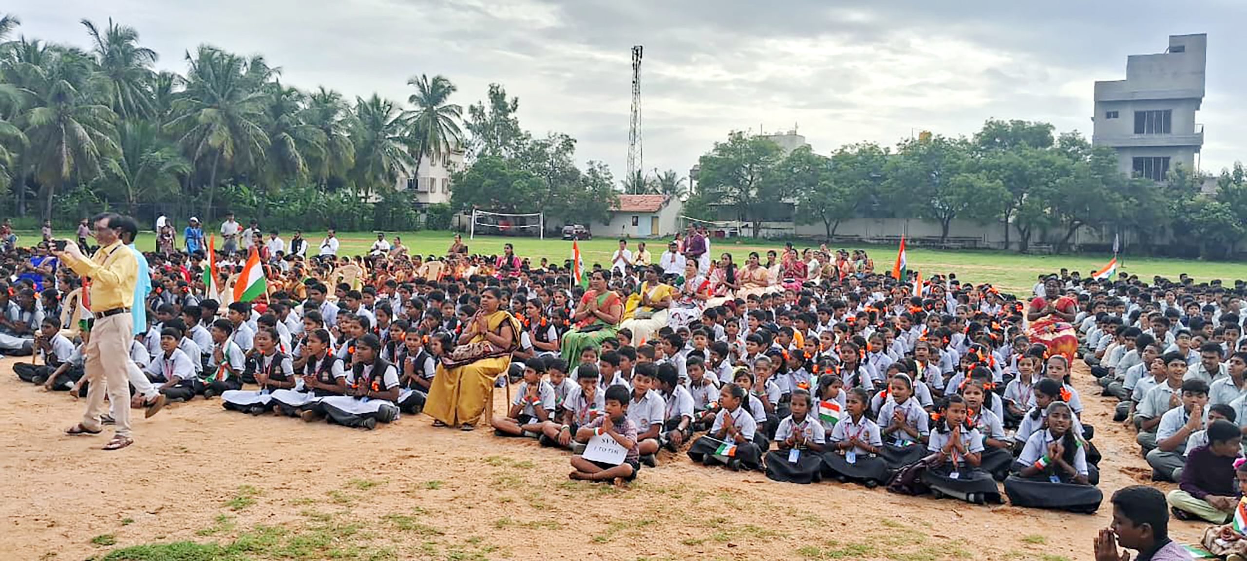 79th Independence Day Celebration in RVK - Hagaribommanahalli-4